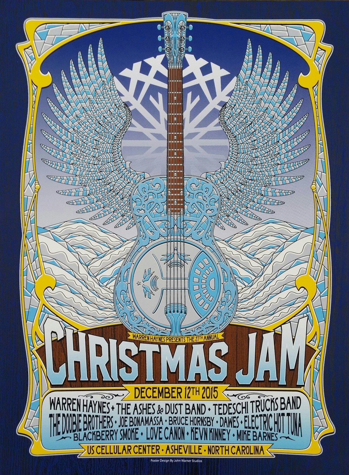 j-wave Wonderful Christmas ポスター 2015 非売品 2013 Warren Haynes Christmas Jam - Zen Dragon Gallery